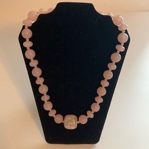 Pastel Pink Lightweight Necklace